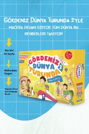 Gökdeniz auf Welttournee 2 2. Leseset für das Klassenzimmer, 10-Bücher-Set, Vildan Özdemir 9786257947503 - 3