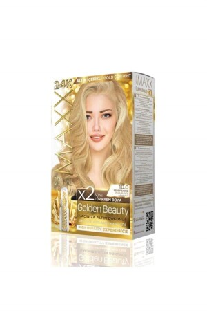 Gold 24k 10. 0 Perlmuttblonde Haarfarbe mit Goldanteil - 1