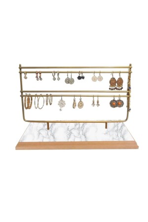 Gold Altın Takı Standı- Takılık- Küpelik- Bileklik- Kolye Seti- Takı Dolabı Düzenleyici - Drm Wood