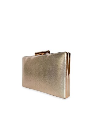 Gold Gold Dore Farbe Stein Etui Abendkleid Tasche Abendtasche Hochzeit Verlobung Tasche Clutch Bag 135T Verputzen - 5