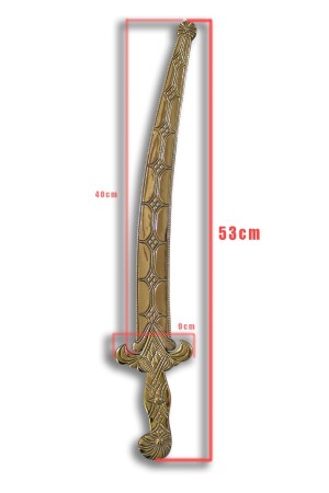 Gold Renk Kaplama Plastik Sünnet Kılıcı - Dekor Ürünü - 6