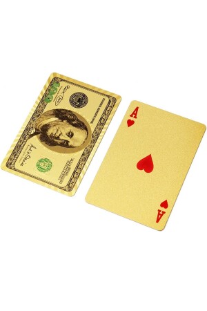 Golddollar-Spielkarte, wasserdichte PVC-Spielkarte, Cin383sr, cin383sr - 2
