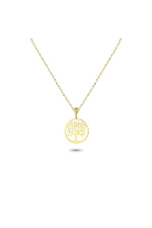 Goldene Lebensbaum-Halskette SV0425 - 2