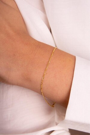 Goldenes Figaro-Armband - 2