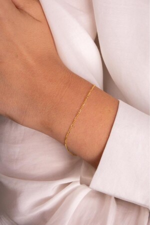 Goldenes Figaro-Armband - 6