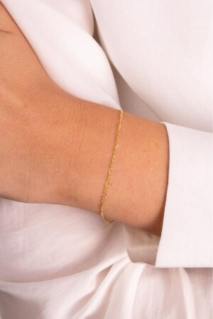 Goldenes Figaro-Armband - 7