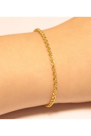 Goldenes Seil-Twist-Armband 33050 - 2