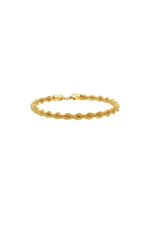 Goldenes Seil-Twist-Armband - 2