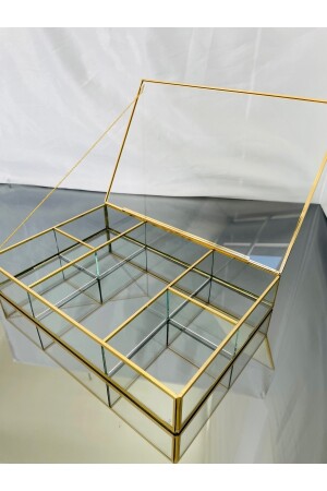 Goldfach-Organizer-Glasbox-Schokoladenbox mit 5 Fächernmeligold - 3