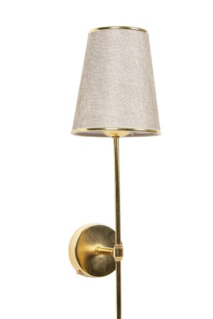 Goldfarben beschichtete Hut-Wandleuchte – weiße Lampe für Hotel, Büro, Salon, Zimmer, Schlafzimmer, Café, Bar, Restaurant - 7