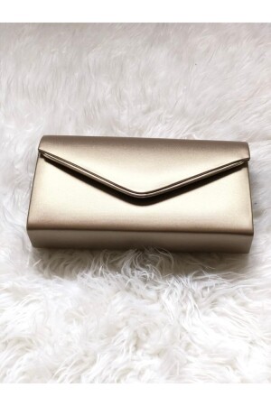 Goldfarbene Damen-Clutch - 3