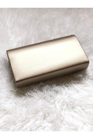 Goldfarbene Damen-Clutch - 4