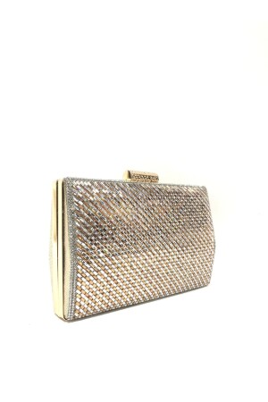 Goldfarbenes Glasstein-Kettenriemen-Abendkleid-Portfolio-Clutch-Damen-Abendtasche FRP0335 - 9