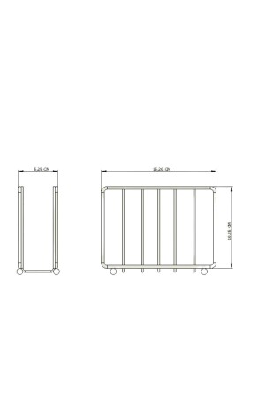 Goldkäfig-Serviettenhalter – Café Café – Restaurant – Hotel – dekorativer Serviettenhalter als Geschenk – Metall rostfrei - 6