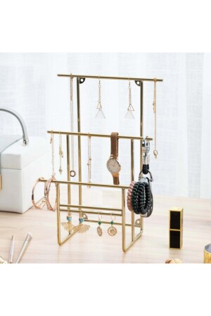 Goldschmuckständer – Schmuck – Ohrringe – Armband – Halsketten-Set – Schmuckschrank-Organizer - 2