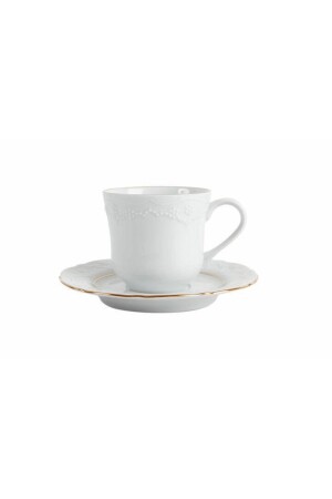 Goldvergoldete Teetasse für 6 Personen mit Untertasse 200 cc PKT-102ALT229415 - 4