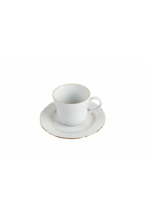 Goldvergoldete Teetasse für 6 Personen mit Untertasse 200 cc PKT-102ALT229415 - 5