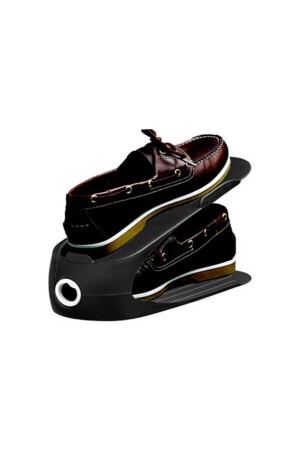 Gondol Ayakkabı Rampası 10 Adet Siyah - Ayakkabı Standı Orijinal Gondol GONDOL G-630 - 2