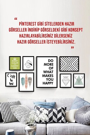 Good Things Come To Those Who Hustle - A4 Dekoratif Resimli Siyah Çerçeve - 633 - 4