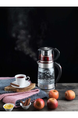 Gourmemaxx Teemaschine aus Glas - 1