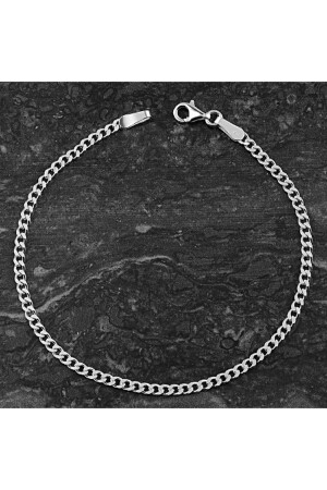 Gourmet-Armband aus 925er-Sterlingsilber mit Aufdruck 3 mm - 1