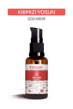 Göz Altı Koyu Görünümü Ve Kırışıklık Karşıtı Nemlendirici Kırmızı Yosun Göz Çevresi Kremi 30 ml - Ornate