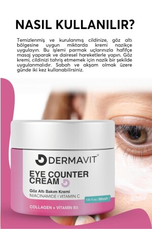 Göz Altı Torba Ve Morluk & Koyu Halka Karşıtı Yoğun Nemlendirici Ile Göz Altı Aydınlatıcı Krem 50ml - 3