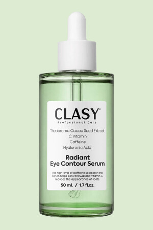 Göz Çevresinde Koyuluk Ve Çizgilere Karşı Göz Serumu, Kafein Ve Hyaluronik Asit - Clasy Care