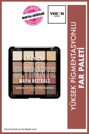 Göz Farı Paleti - Ultimate Shadow Pallette Warm Neutrals 800897017644 - 1