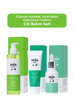 Gözenek Kızarıklık- Siyah Nokta Gidermeye Yardımcı Set - Mia Klinika