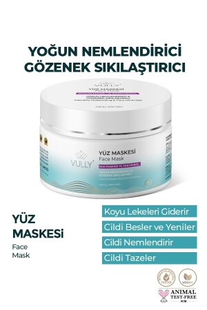 Gözenek Sıkılaştırıcı Ve Yoğun Nemlendirici Yüz Maskesi 150 Ml (nıacınamıde - Panthenol) intensive Moisturizing Face Mask - 2