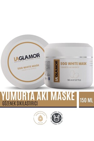 Gözenek Sıkılaştırıcı Yumurta Akı Maskesi - Egg White Pore Mask 150 ml YM-001 - 2