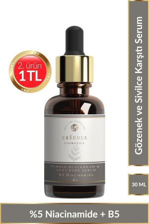 Gözenek Siyah Nokta Ve Sivilce Oluşumunu Gidermeye Yardımcı Bakım Serumu 30 Ml %5 Niacinamide - B5 CRE-001060 - 2