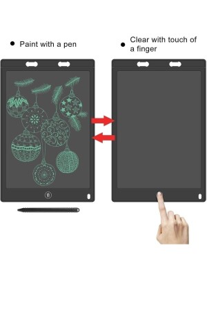 Grafik Dijital Çocuk Yazı Tahtası Çizim Tableti Lcd 8.5 Inc Ekran - 6