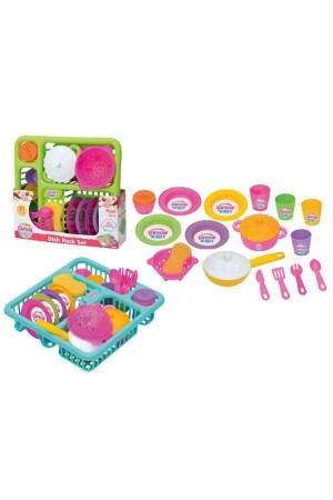 Grandfather Candy Ken Toys Geschirrständer-Set für Kinder 01593tr - 1