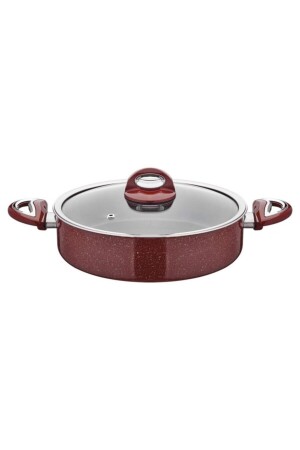 Granit 26 cm abgeflachter Teflon-Auflauf Reistopf Kartoffeltopf PRA-1705494-9718 - 4