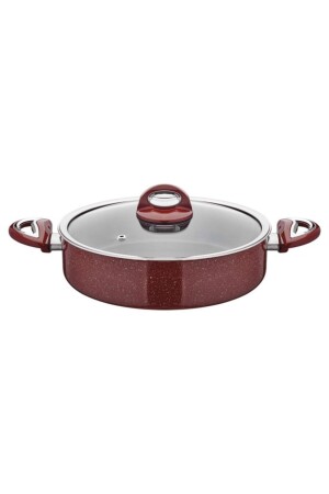 Granit 32 cm abgeflachter Teflon-Auflauf Reistopf Kartoffeltopf PRA-1705545-7338 - 1