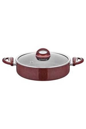 Granit 32 cm abgeflachter Teflon-Auflauf Reistopf Kartoffeltopf PRA-1705545-7338 - 3