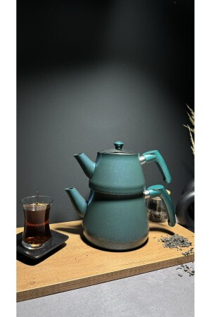 Granit Çaydanlık Takımı Bakalit Kulplu - 1