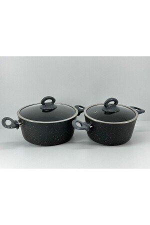 Granit Chef 4 Parça 20 Cm - 24 Cm Tencere Seti mr4parça - 2