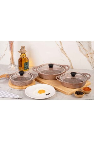 Granit Döküm 3 Lü Sahan Set lisa004 - 3