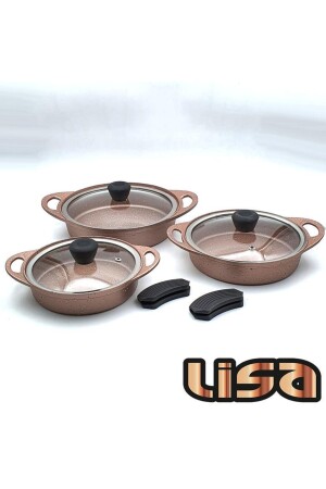 Granit Döküm 3 Lü Sahan Set lisa004 - 7