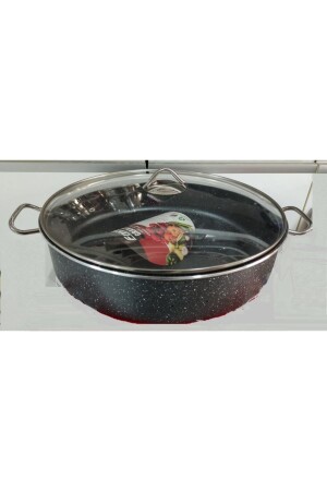 Granit Endüstriyel Basık Tencere 40 Cm 40 cm gri - FMS