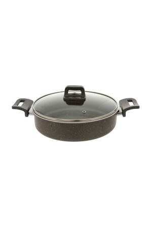 Granit Karnıyarık Tenceresi - Gri-26 Cm EVİDEAMSE046 - Mehtap