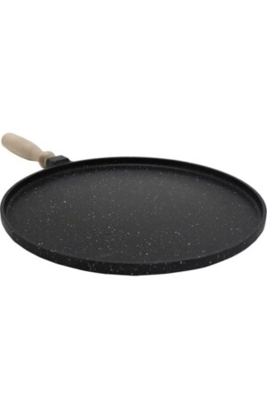 Granitguss-Pfannkuchen-Crêpe-Grillpfanne, 36 cm, große Pfanne T4 - 2