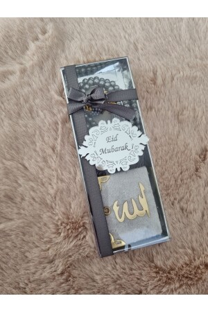 Grau verpackte Koran-Gebetsperlen, Mevlüt, Hajj, Verlobung, Hochzeit, Hochzeitsgeschenk - 4