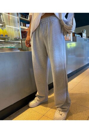 Graue Oversize-Jogginghose - 1