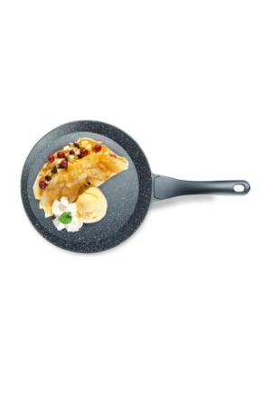 Grauer Granitguss 26 cm Crêpe-Pfanne THRKRPG - 4