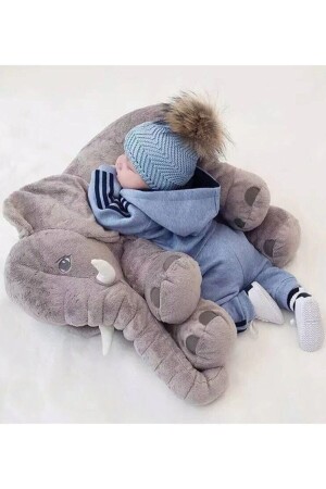 Grauer Pof Sleeping Friend Elefant 65 cm - 5