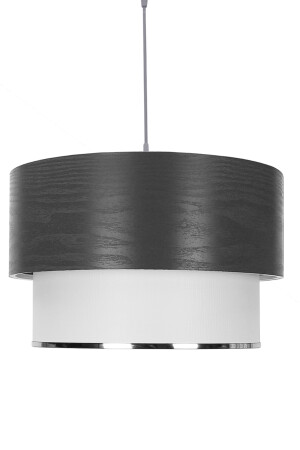 Graues Dreifach-Lampenschirm- und Kronleuchter-Set Schlafzimmerbeleuchtung luksev-100 - 3